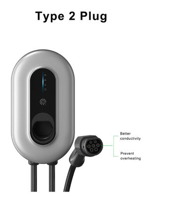ODM CCS Cepat EVSE EV Charger Tumpukan Dengan Kabel Mennekes Tipe 2 5M