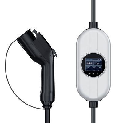 Tipe 1 Portable EV EVSE Home Charger 50Hz 60Hz Rohs Selaras