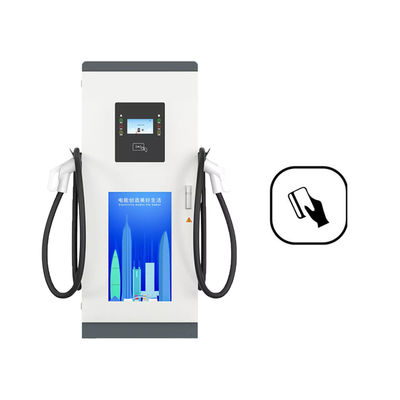 CCS1 Socket DC Wallbox EV Charging Pile Station Untuk Luar Ruang