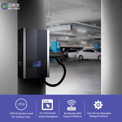 Stasiun pengisian daya EV tipe 2 7kw 15kw 20kw Ocpp untuk komersial